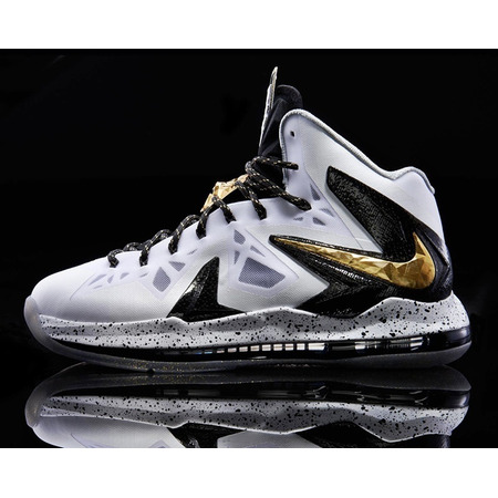 Lebron X P.S. Elite+ "Goldhome" (100/white/gold/black)