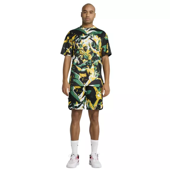 Puma Basketball Rival Rage AOP Tee  "Archive Green"