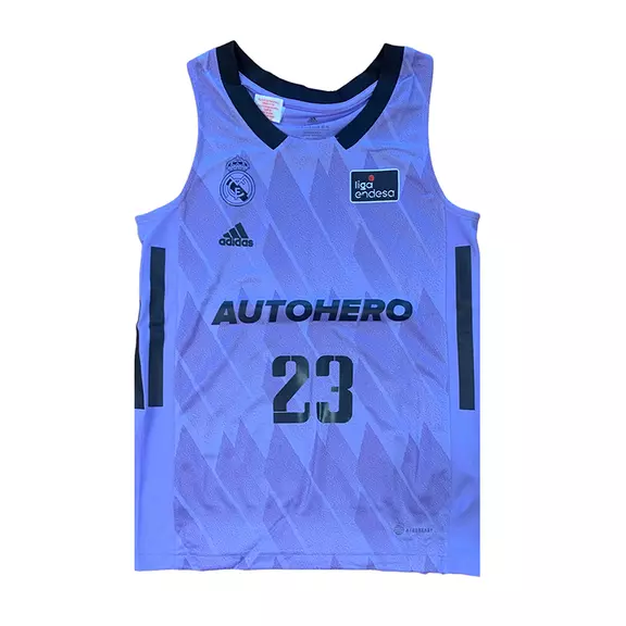 Real Madrid Camiseta Basket Niñ@ 2ª Equipación # 23 LLULL #