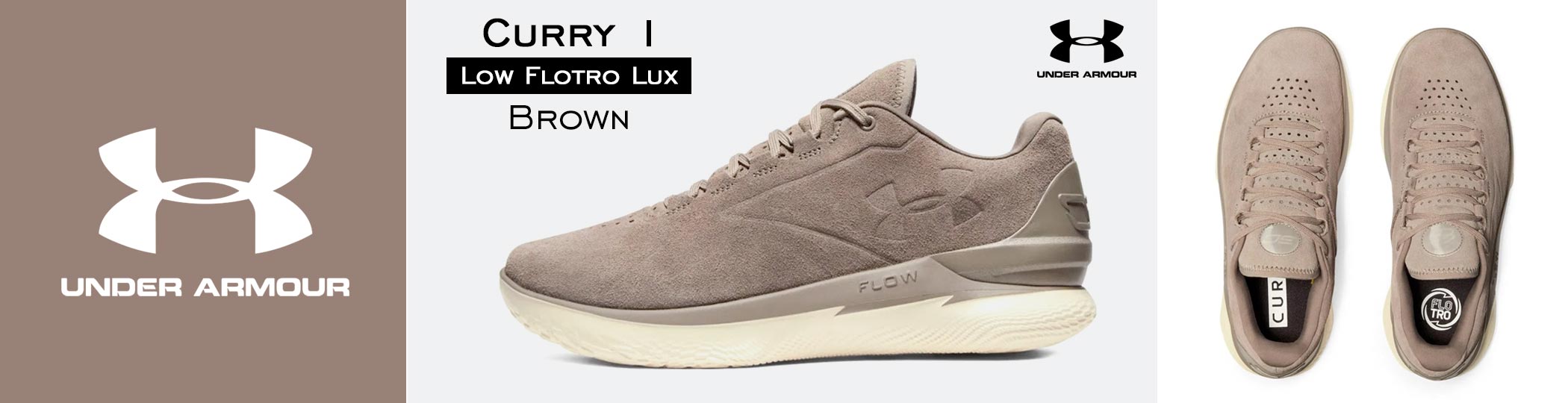 Under Armour Curry 1 Low Flotro Lux - Brown