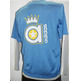 Adidas Camiseta M/L 3 Points LS (celeste/gris)