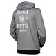 Adidas NBA Sudadera Brooklyn Nets Fan Wear (gris/negro)