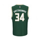 Replica Jersey NBA Giannis Antetokounmpo #34# Bucks