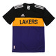 Adidas NBA Lakers Winter Hoops Tee Men´s (black/yellow/purple)