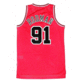 Adidas Camiseta Bordada NBA Bulls Rodman (vermelho/branco)