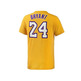 Adidas Camiseta Niño NBA Game Time Bryant Nº 24 (amarillo)