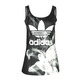 Adidas Originals Camiseta White Smoke Layr Tank Rita Ora (negro/blanco)