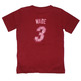 Adidas Camiseta NBA Dwyane Wade Graphic Player Niño (granate)