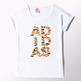 Adidas Camiseta Niña Wardrobe Brand Lineage (blanco)