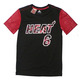 Adidas Camisa Junior Summer Run Heat James Nº 6 (preto/burdeux)