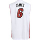 Adidas Camiseta Replica Lebron James Miami (branco)