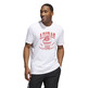 Adidas Basketball Aworld Hoops Graphic Tee "White"