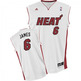 Adidas Camiseta Replica Lebron James Miami (branco)