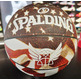 Spalding Trend Stars Stripes Sz5 Rubber Basketball