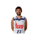 Réplica T-Shirt Llull #23# R. Madrid 2016/17 (blanco)