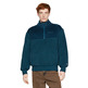 Champion Half Zip Polar Fleece Sweatshirt "Dark Green-Blue"