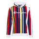 Champion Legacy Candy Stripe Script Big Logo Hoodie