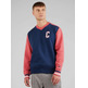 Champion Rochester Bookstore V-Neck Fleece Sweatshirt "Navy-Red"