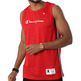 Champon Legacy Basketaball Soft Mesh Tank Top "Red"