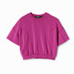 Desigual Baggy Cropped Sport T-shirt "Blackberry Rose"