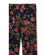 Desigual Girls Floral Flare Leggings "Black"