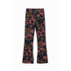 Desigual Girls Floral Flare Leggings "Black"