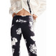 Desigual Floral Sport Leggings "Black-White"