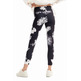 Desigual Floral Sport Leggings "Black-White"