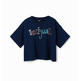 Desigual Girls Multicolour Logo T-shirt "Marine"