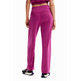 Desigual Wide-leg Sport Trousers "Blackberry Rose"