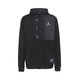 Jordan Air Men's Fleece Full-Zip Hoodie "Black"