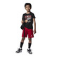 Jordan Infants JDB Court Air Tee Short Mesh Set "Gym Red-Black"