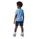 Jordan Infants Jumpman Jumbo Tee Short Set "Midnight Navy-Carolina"