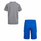 Jordan Kids Jumping Air Tee Short Set "Grey-Blue"