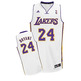 Adidas Camiseta Réplica Bryant Lakers (branco/roxo/amarelo)