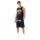 New Era Arch Logo Mesh Tank Top "Black"