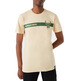 New Era Milwaukee Bucks Team Logo Stripe Tee "Maize"