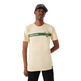 New Era Milwaukee Bucks Team Logo Stripe Tee "Maize"