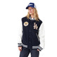 New Era MLB L.A Dodgers Large Logo Varsity Jacket "Navy "