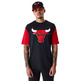 New Era NBA Chicago Bulls Colour Block Oversized T-Shirt