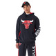 New Era NBA Chicago Bulls Mesh Panel Oversized Pullover Hoodie