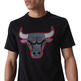 New Era NBA Chicago Bulls Outline Tee "Black"