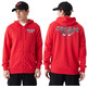 New Era NBA Chicago Bulls Team Script Full-Zip Hoodie "Red"