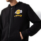 New Era NBA L.A LAkers Script Logo FZ Hoodie "Black"