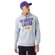 New Era NBA L.A Lakers Script Oversized Pullover Hoodie "Grey"