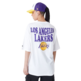 New Era NBA LA Lakers Script White Oversized T-Shirt