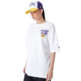 New Era NBA LA Lakers Script White Oversized T-Shirt