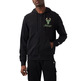 New Era NBA Milwaukee Bucks Script Logo FZ Hoodie "Black"