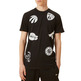 New Era NBA Multi Team Logo T-Shirt "Black "