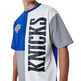 New Era NBA New York Knicks Cut And Sew Oversized Tee